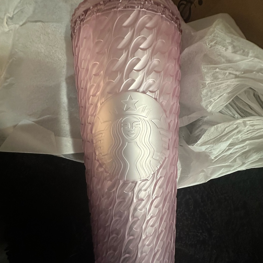Starbucks Pink Embossed Tumbler